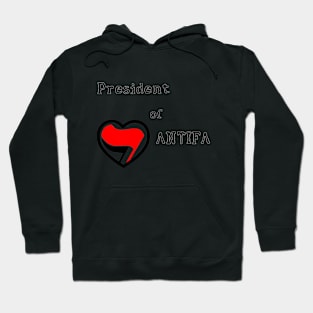 President of ANTIFA Hoodie